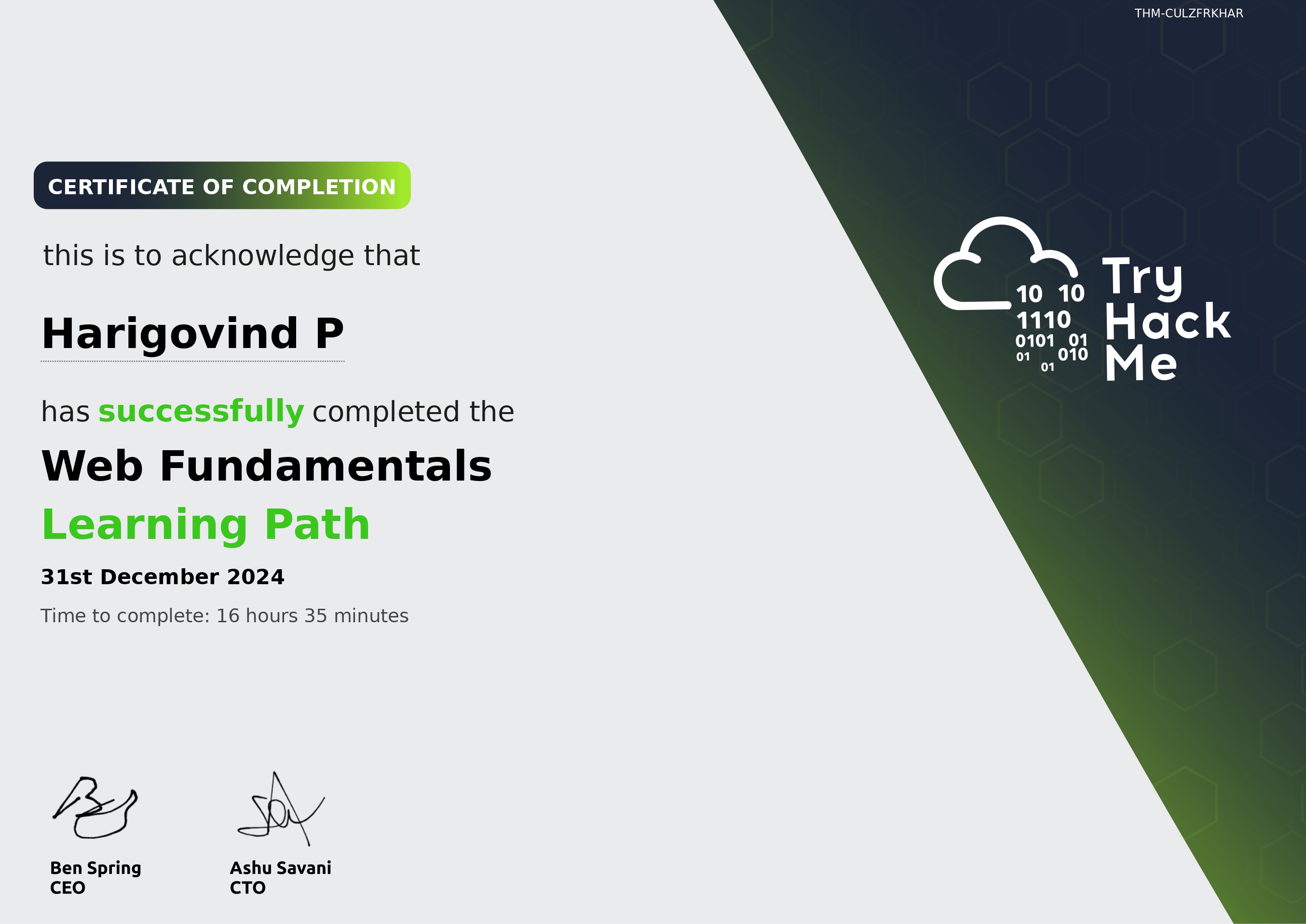 TryHackMe Web Fundamentals